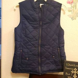 Navy blue vest